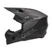Κράνος motocross O'NEAL 3SERIES SOLID BLACK/GRAY V.26 thumb