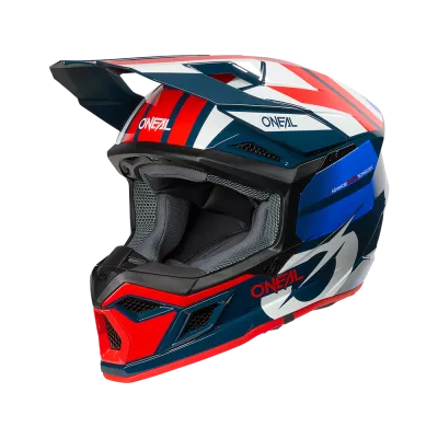 Κράνος motocross O'NEAL 3SERIES RIDE BLUE/WHITE/RED V.26
