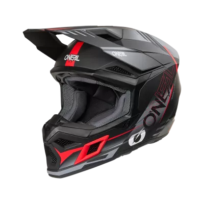 Κράνος motocross O'NEAL 3SERIES HAZE BLACK/GRAY/RED V.26