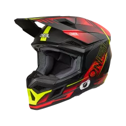 Κράνος μηχανής motocross O'NEAL 3SERIES HAZE BLACK/RED/NEON YELLOW Κράνος μηχανής motocross O'NEAL 3SERIES HAZE BLACK/RED/NEON YELLOW