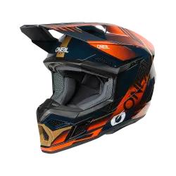 Κράνος μηχανής motocross O'NEAL 3SERIES HAZE BLUE/ORANGE/GOLD V.26 Κράνος μηχανής motocross O'NEAL 3SERIES HAZE BLUE/ORANGE/GOLD V.26
