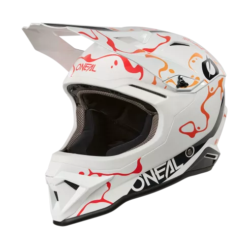 Κράνος μηχανής motocross O'NEAL 1SERIES SPLASH WHITE/ORANGE Κράνος μηχανής motocross O'NEAL 1SERIES SPLASH WHITE/ORANGE