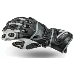 Γάντια μηχανής Lindstrands Bergby Black/White Γάντια μηχανής Lindstrands Bergby Black/White