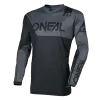 Μπλούζα μηχανής motocross O`NEAL ELEMENT RACEWEAR BLACK/GRAY V.26