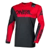 Μπλούζα μηχανής motocross O`NEAL ELEMENT RACEWEAR BLACK/RED V.26