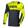 Μπλούζα μηχανής motocross O`NEAL ELEMENT RACEWEAR BLACK/NEON YELLOW V.26