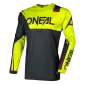 Μπλούζα μηχανής motocross O`NEAL ELEMENT RACEWEAR BLACK/NEON YELLOW V.26 thumb