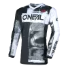 Μπλούζα μηχανής motocross O`NEAL ELEMENT ROLLER BLACK/WHITE
