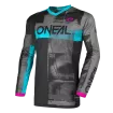 Γυναικεία μπλούζα motocross O`NEAL ELEMENT ROLLER BLACK/CYAN Γυναικεία μπλούζα motocross O`NEAL ELEMENT ROLLER BLACK/CYAN thumb