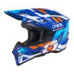 Κράνος μηχανής motocross O'NEAL EX-SRS DUST BLUE/ORANGE V.26 thumb