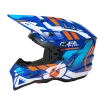 Κράνος μηχανής motocross O'NEAL EX-SRS DUST BLUE/ORANGE V.26 thumb