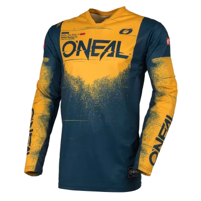 Μπλούζα μηχανής motocross O'NEAL HARDWEAR SWIPE NAVY BLUE/TANGERINE