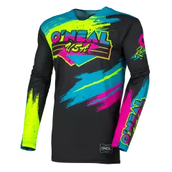 Μπλούζα μηχανής motocross O'NEAL MAYHEM RESEDA BLACK/NEON YELLOW V.26 Μπλούζα μηχανής motocross O'NEAL MAYHEM RESEDA BLACK/NEON YELLOW V.26