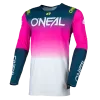 Μπλούζα μηχανής motocross O'NEAL PRODIGY FIVE FIVE NAVY BLUE/WHITE/PINK V.26