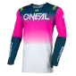 Μπλούζα μηχανής motocross O'NEAL PRODIGY FIVE FIVE NAVY BLUE/WHITE/PINK V.26 thumb
