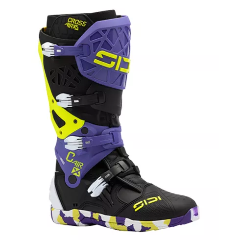 Μπότες μηχανής motocross SIDI CROSSAIR X BLACK VIOLET Μπότες μηχανής motocross SIDI CROSSAIR X BLACK VIOLET