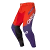 Παντελόνι μηχανής motocross O'NEAL MAYHEM HEXX ORANGE/PURPLE