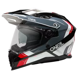 Κράνος μηχανής O'NEAL D-SRS NOMAD BLACK/WHITE/RED V.26 Κράνος μηχανής O'NEAL D-SRS NOMAD BLACK/WHITE/RED V.26
