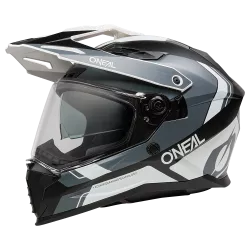 Κράνος μηχανής O'NEAL D-SRS NOMAD BLACK/WHITE/GRAY V.26 Κράνος μηχανής O'NEAL D-SRS NOMAD BLACK/WHITE/GRAY V.26