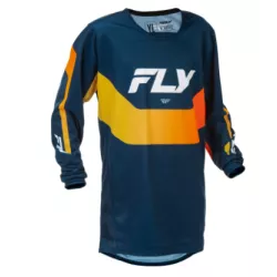Παιδική μπλούζα motocross FLY RACING Kinetic Jugend - Navy/Orange Παιδική μπλούζα motocross FLY RACING Kinetic Jugend - Navy/Orange