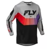 Μπλούζα μηχανής motocross FLY RACING Kinetic - Grey/Red/Purple/Black