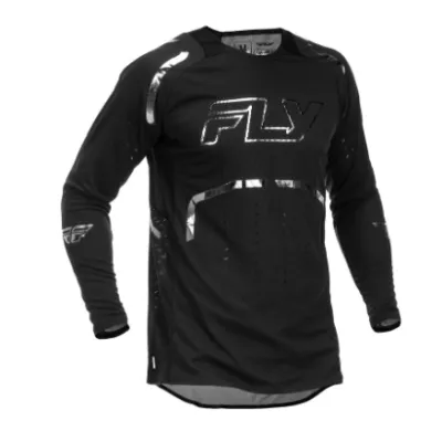 Μπλούζα motocross FLY RACING Evolution DST - Spark Special Edition - Black/Silver