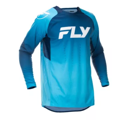 Μπλουζα motocross FLY RACING Evolution DST - Blue/White