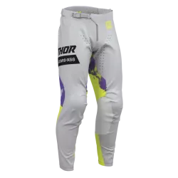 Παντελόνι μηχανής motocross THOR LAUNCHMODE BLEACH GRAY/ACID Παντελόνι μηχανής motocross THOR LAUNCHMODE BLEACH GRAY/ACID