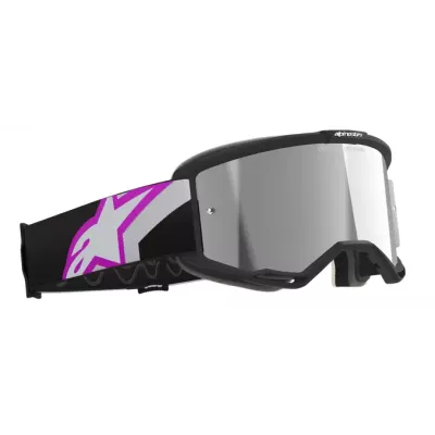 Μάσκα motocross ALPINESTARS VISION 5 CORP GRAY/PURPLE MIRROR SILVER