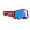 Μάσκα motocross ALPINESTARS SUPERTECH CORP CORAL/PURLE MIRROR-BLUE