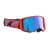 Μάσκα μηχανής motocross ALPINESTARS SUPERTECH VISION CORP CORAL/PURPLE MIRROR BLUE