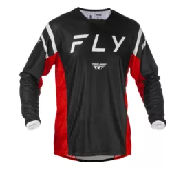 Μπλούζα μηχανής motocross FLY RACING Kinetic Mesh - Black/Red
