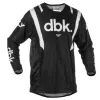 Μπλούζα motocross FLY RACING Kinetic Mesh DBK - Black/White