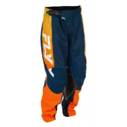 Παιδικό παντελόνι motocross Kinetic - Navy/Orange Παιδικό παντελόνι motocross Kinetic - Navy/Orange
