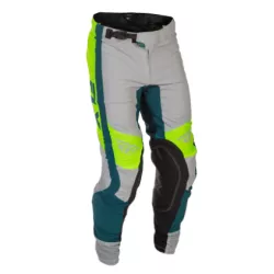 Παντελόνι μηχανής motocross FLY RACING - Grey/Lime/Teal Παντελόνι μηχανής motocross FLY RACING - Grey/Lime/Teal