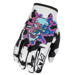 Παιδικά γάντια motocross FLY RACING Lite Warp Special Edition - White/Blue/Pink Παιδικά γάντια motocross FLY RACING Lite Warp Special Edition - White/Blue/Pink