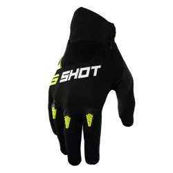 Παιδικά γάντια motocross Shot Devo Neon Yellow Παιδικά γάντια motocross Shot Devo Neon Yellow