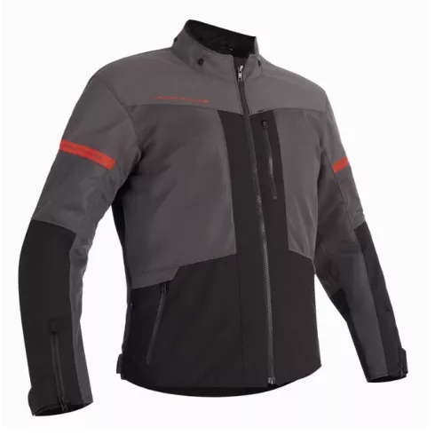 Μπουφάν μηχανής Lindstrands Rexbo V2 Grey Black Μπουφάν μηχανής Lindstrands Rexbo V2 Grey Black