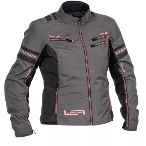 Γυναικείο μπουφάν μηχανής Lindstrands Liden Grey/Pink Γυναικείο μπουφάν μηχανής Lindstrands Liden Grey/Pink
