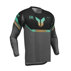 Μπλούζα μηχανής motocross THOR LAUNCHMODE VENTED RAPTOR BLACK/CHAR Μπλούζα μηχανής motocross THOR LAUNCHMODE VENTED RAPTOR BLACK/CHAR