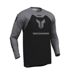 Μπλούζα μηχανής motocross THOR RIDEMODE MENACE BLACK Μπλούζα μηχανής motocross THOR RIDEMODE MENACE BLACK