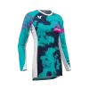 Γυναικεία μπλούζα motocross THOR LAUNCHMODE BLEACH WHITE/AQUA Γυναικεία μπλούζα motocross THOR LAUNCHMODE BLEACH WHITE/AQUA
