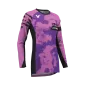Γυναικεία μπλούζα motocross THOR LAUNCHMODE BLEACH BLACK/ORCHID thumb