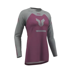 Γυναικεία μπλούζα motocross THOR RIDEMODE MENACE PURPLE/GRAY Γυναικεία μπλούζα motocross THOR RIDEMODE MENACE PURPLE/GRAY
