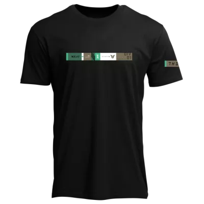 Κοντομάνικο μπλουζάκι THOR TANGENT BLACK 