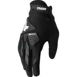 Γάντια μηχανής motocross THOR LAUNCHMODE-XP BLACK Γάντια μηχανής motocross THOR LAUNCHMODE-XP BLACK