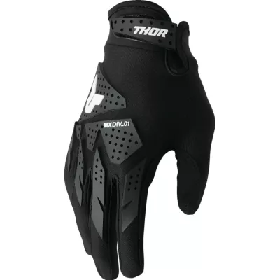 Γάντια μηχανής motocross THOR LAUNCHMODE-XP BLACK Γάντια μηχανής motocross THOR LAUNCHMODE-XP BLACK
