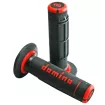Χειρολαβές μοτοσυκλέτας DOMINO GRIPS DUALLY 1/2 WAF Black/Red thumb