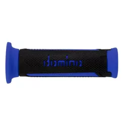 Χειρολαβές μοτοσυκλέτας DOMINO GRIP STREET TURISMO BLACK/BLUE Χειρολαβές μοτοσυκλέτας DOMINO GRIP STREET TURISMO BLACK/BLUE
