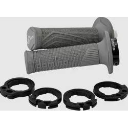 Χειρολαβές μοτοσυκλέτας DOMINO GRIPS DOMINO D100 LockOn Grey Χειρολαβές μοτοσυκλέτας DOMINO GRIPS DOMINO D100 LockOn Grey